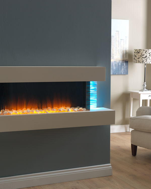 Flamerite Fires Luma 1360 Wall Mounted Electric Suite