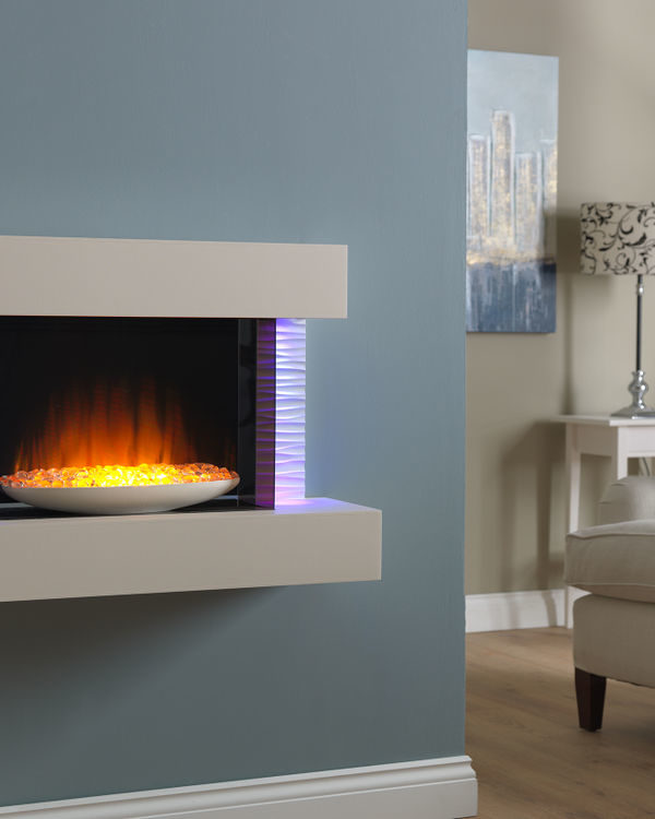 Flamerite Fires Luma 900 Wall Mounted Electric Suite