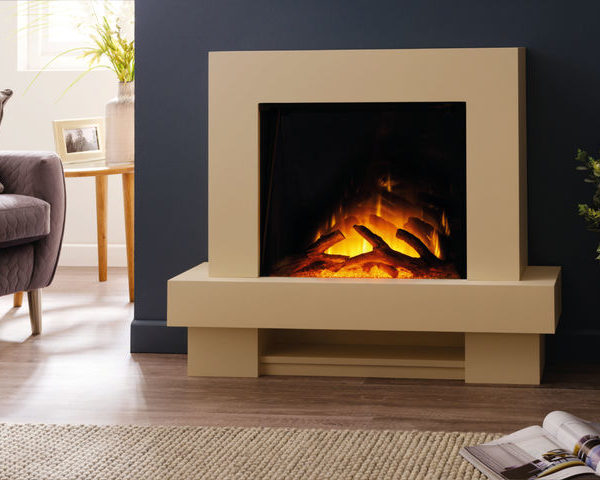 Flamerite Fires Jaeger 600 Free Standing Electric Suite