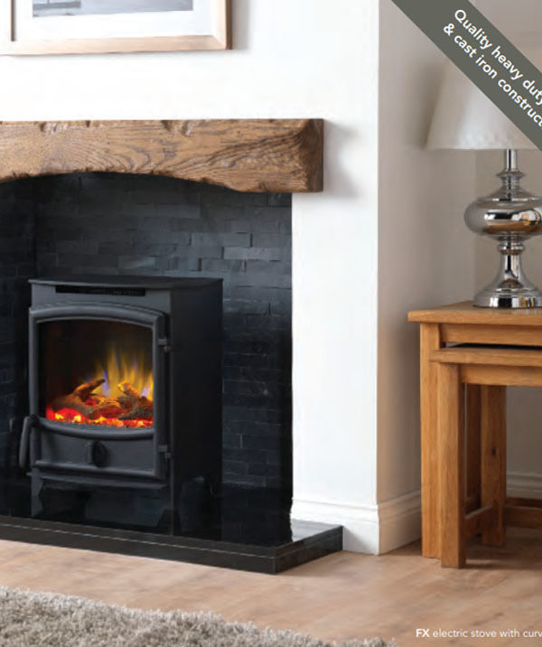 Fireline FP/FX Electric Stoves with 3D Ecoflame Technology